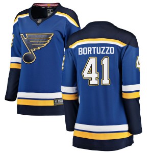 Women's Fanatics Branded St. Louis Blues Robert Bortuzzo Blue Home Jersey - Breakaway
