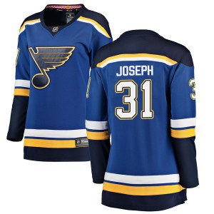 Women's Fanatics Branded St. Louis Blues Curtis Joseph Blue Home Jersey - Breakaway