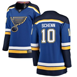 Women's Fanatics Branded St. Louis Blues Brayden Schenn Blue Home Jersey - Breakaway