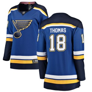 Women's Fanatics Branded St. Louis Blues Robert Thomas Blue Home Jersey - Breakaway